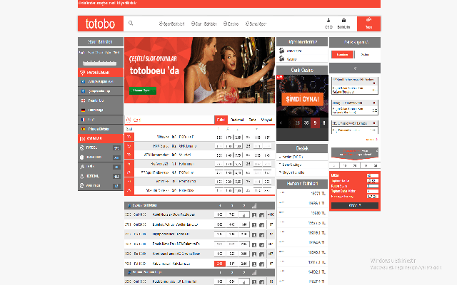Orjinal Totobo Bahis Sitesi Kirala